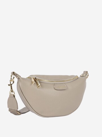 LANCASTER Paris Skuldertaske 'Lancaster Sac banane Zippé Dune Galet' i grå