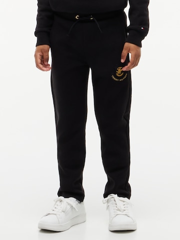 TOMMY HILFIGER Regular Broek in Zwart: voorkant