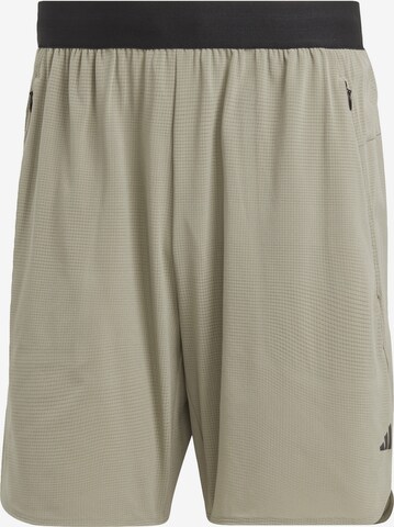 ADIDAS PERFORMANCE Regular Shorts in Grün: predná strana