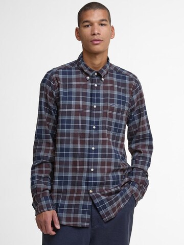 Barbour Regular fit Overhemd 'Fortrose' in Blauw: voorkant