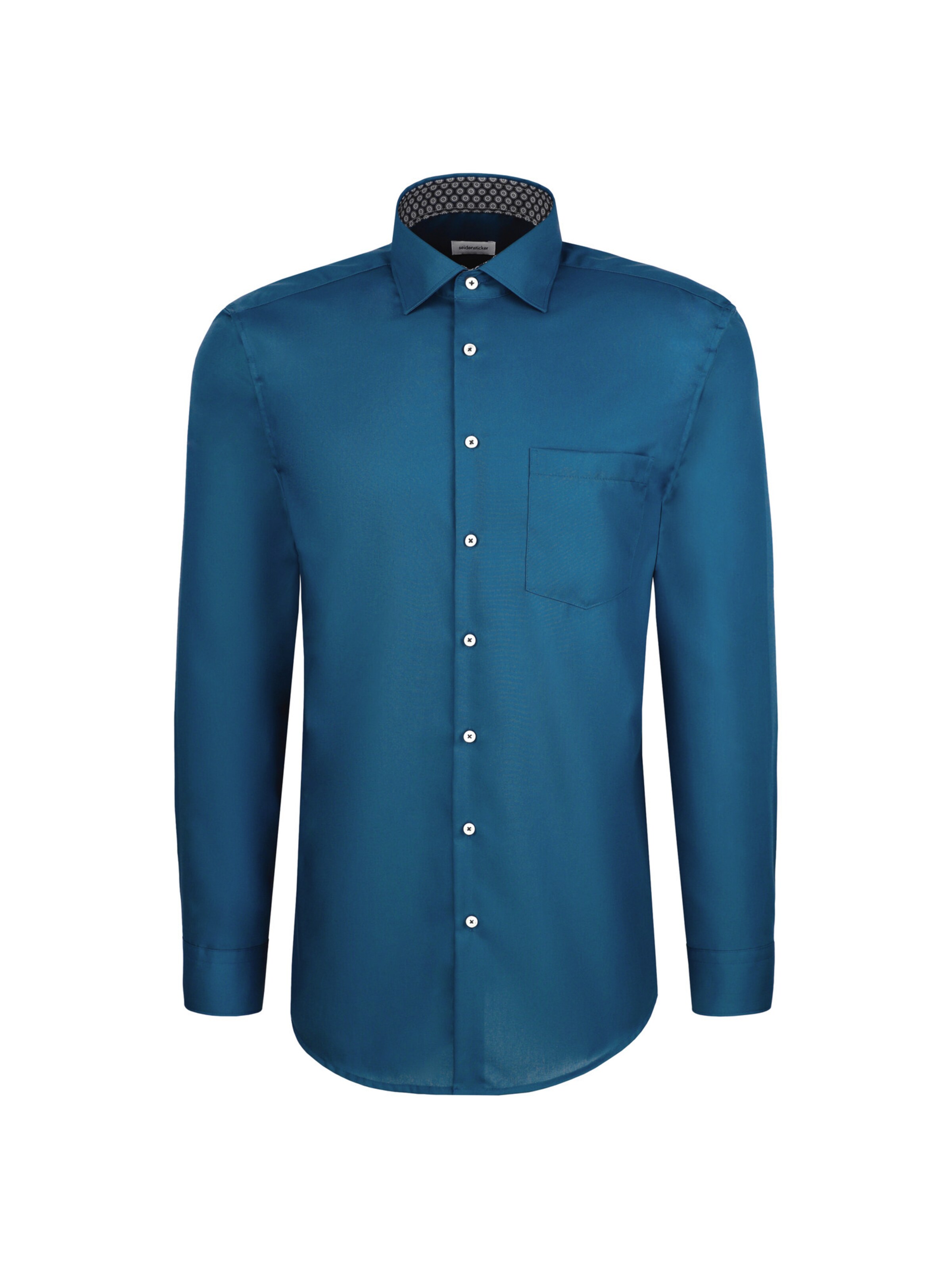 Coupe regular Chemise business SEIDENSTICKER en vert : devant