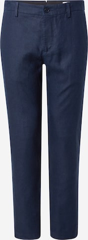 Regular Pantalon chino 'Theo' NN07 en bleu : devant