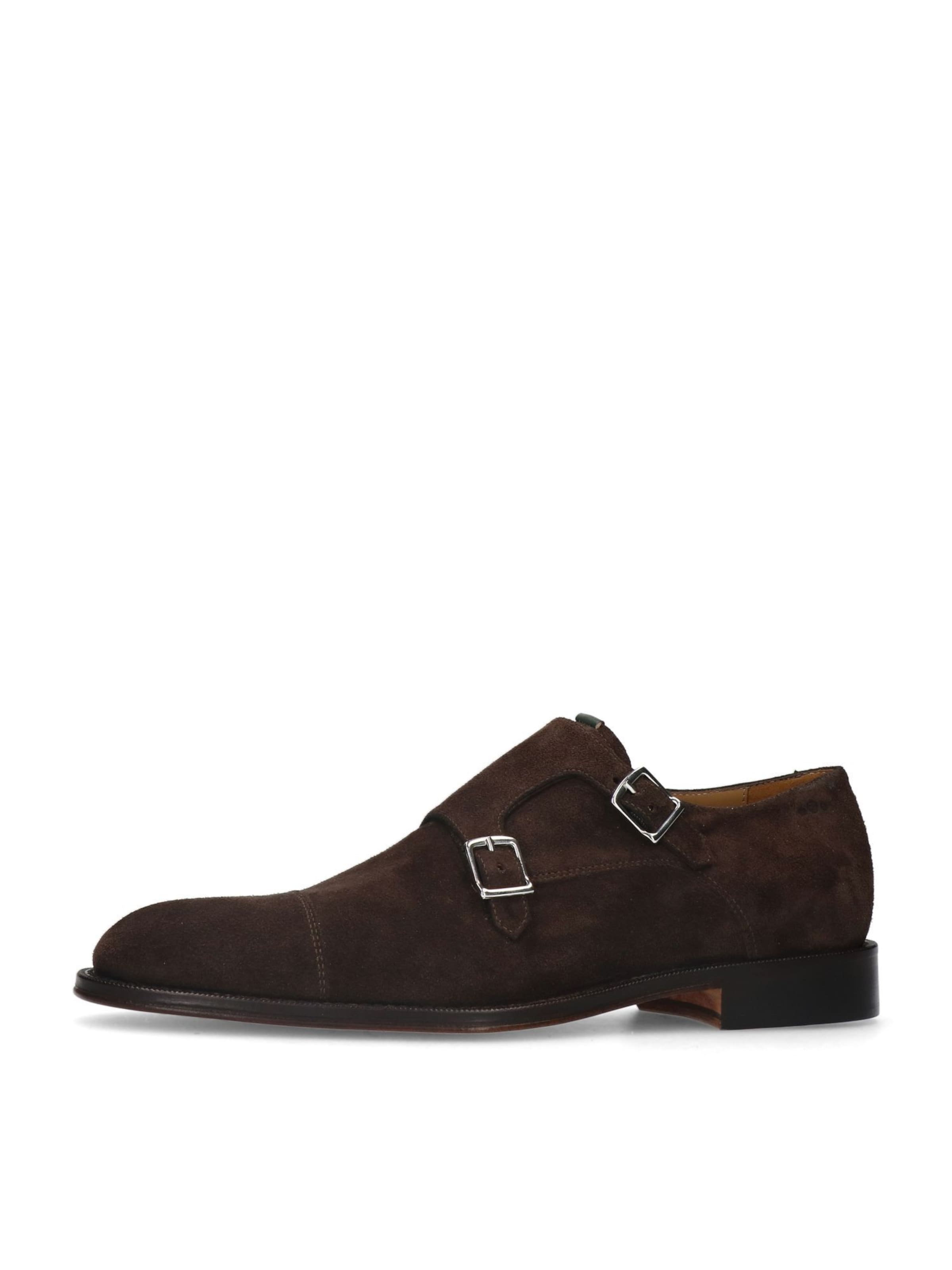 MANFIELD Mocassins in Bruin: voorkant