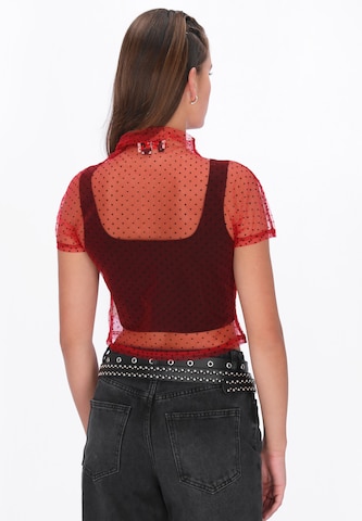 myMo ROCKS - Blusa 'Rock' em vermelho