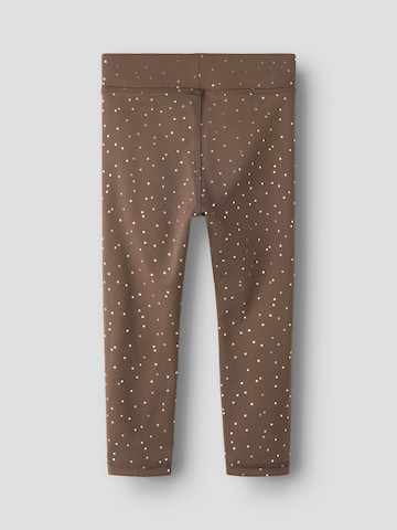NAME IT - regular Leggings en marrón