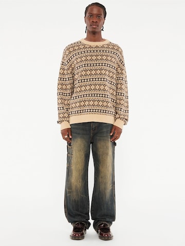GUESS Sweater 'Fairisle' in Beige