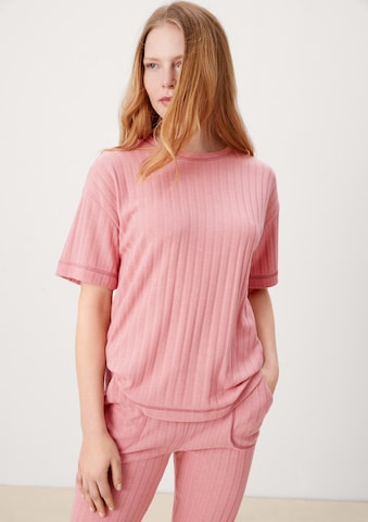 s.Oliver Pajama shirt in Pink: front
