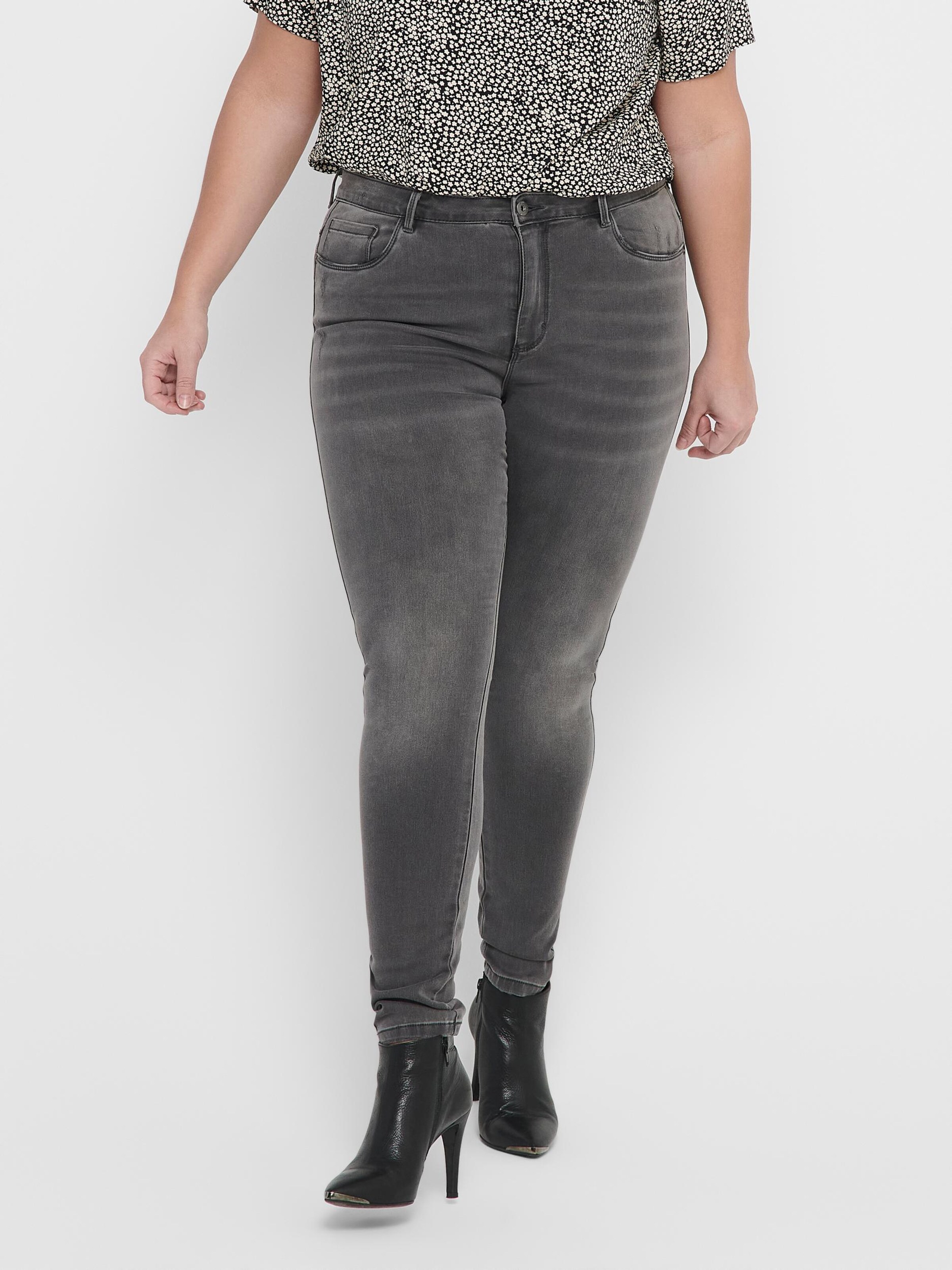 ONLY Carmakoma Jeans in Dark Grey, Grey | ABOUT YOU