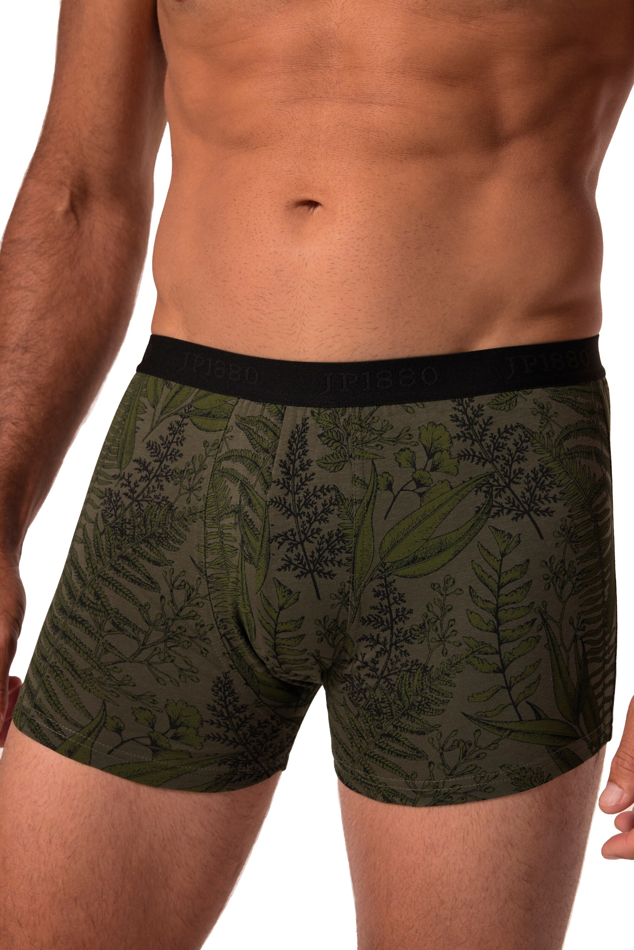 JP1880 Boxershorts in Groen: voorkant