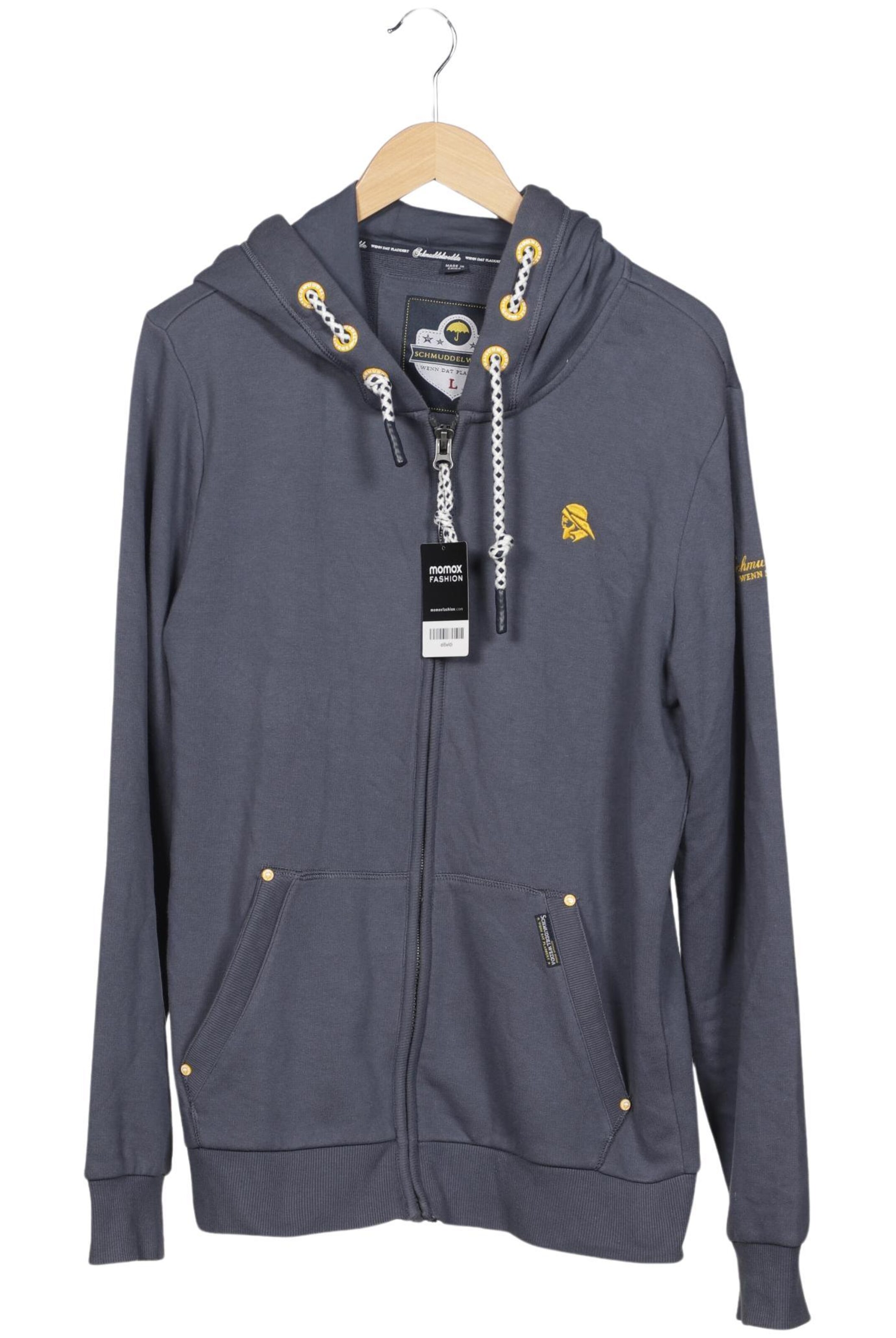 Schmuddelwedda Sweatshirt & Zip-Up Hoodie in L in Grey: front