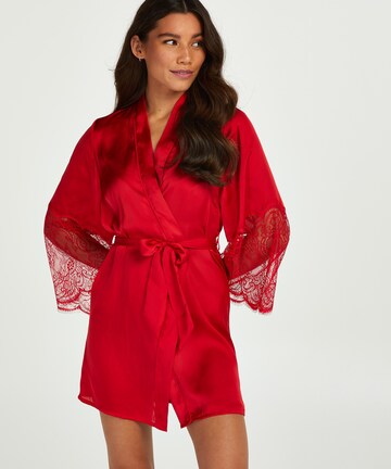 Hunkemöller Short Bathrobe in Red: front