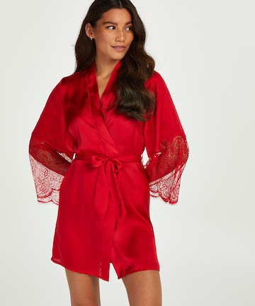 Hunkemöller Short Bathrobe in Red: front