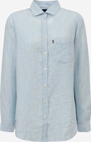 Lexington Blouse 'Isa' in Blauw: voorkant