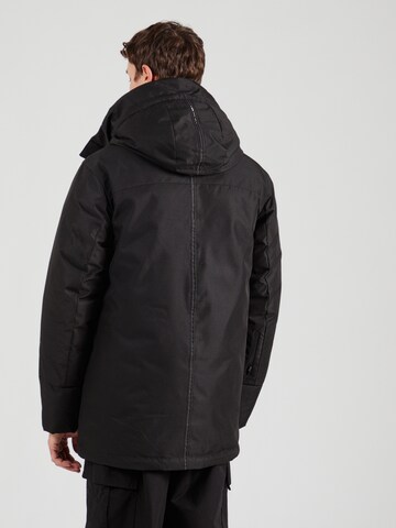 Krakatau Between-seasons parka 'MARCASITE Snorkel' in Black