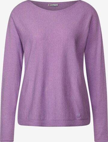 Pull-over 'Dolman' STREET ONE en violet : devant