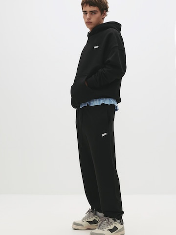 Effilé Pantalon 'STWD' Pull&Bear en noir