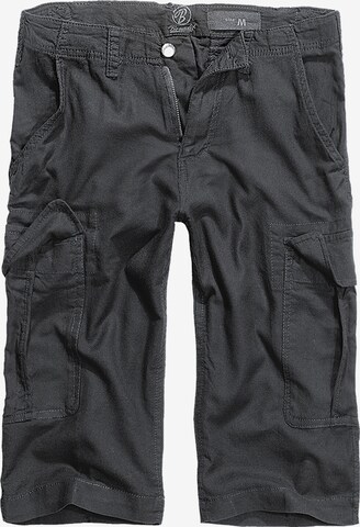 Brandit Regular Cargo Pants in Black: front