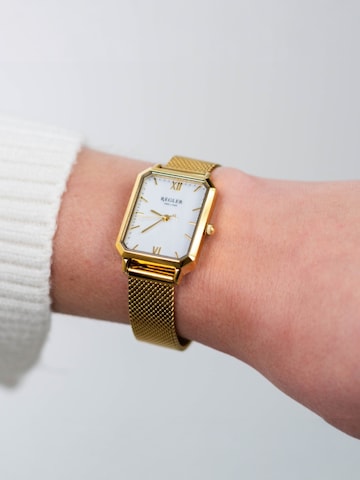 Montre à affichage analogique 'Régler Élégance Mesh Gold - Pearl' Régler en or