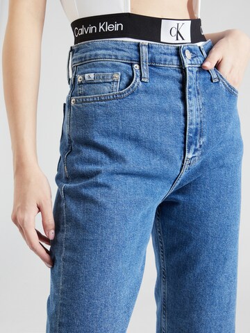 Calvin Klein Jeans - Regular Calças de ganga 'HIGH RISE STRAIGHT' em azul