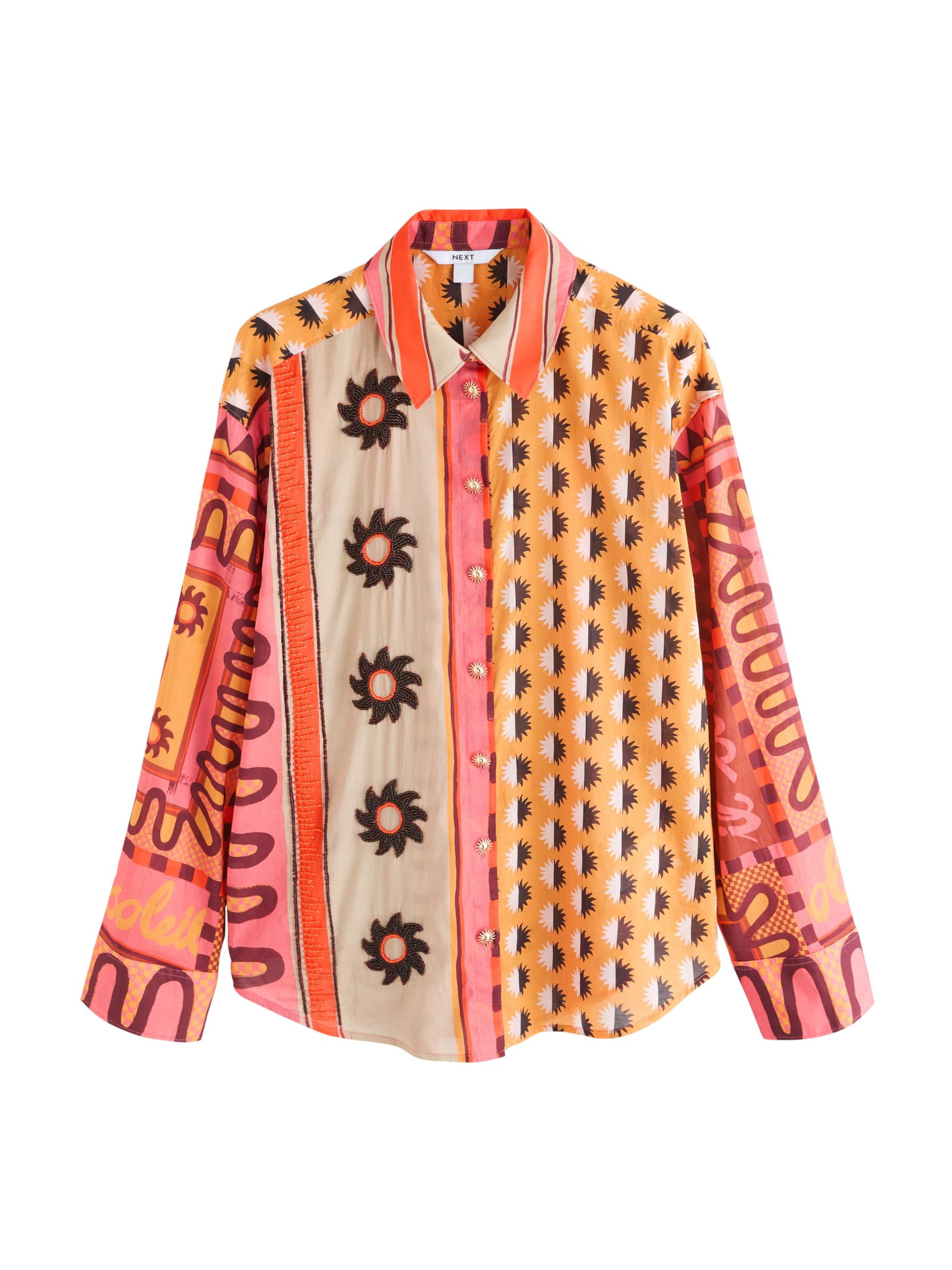 Chemisier Next en orange : devant