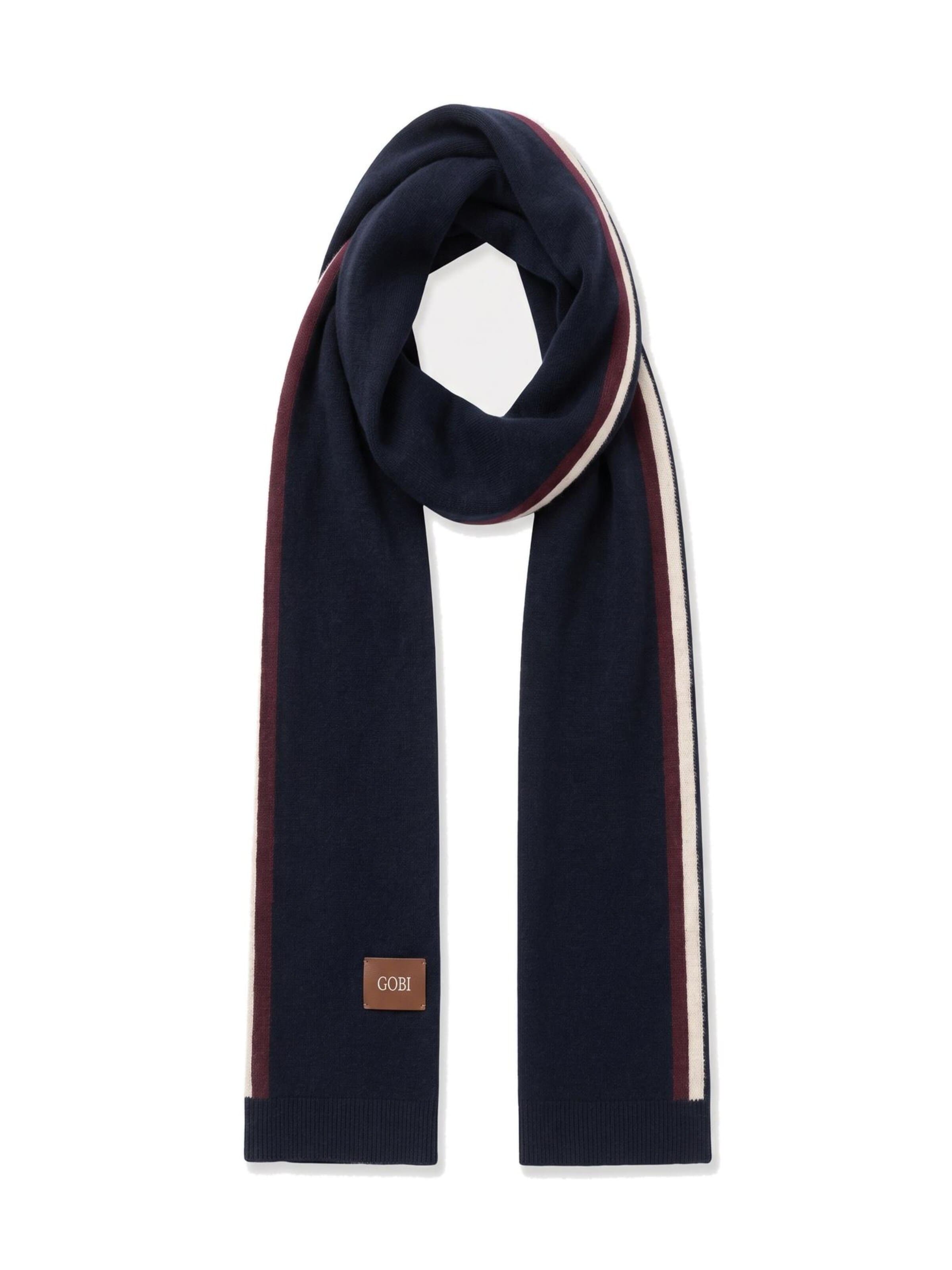 Écharpe GOBI Cashmere en bleu : devant