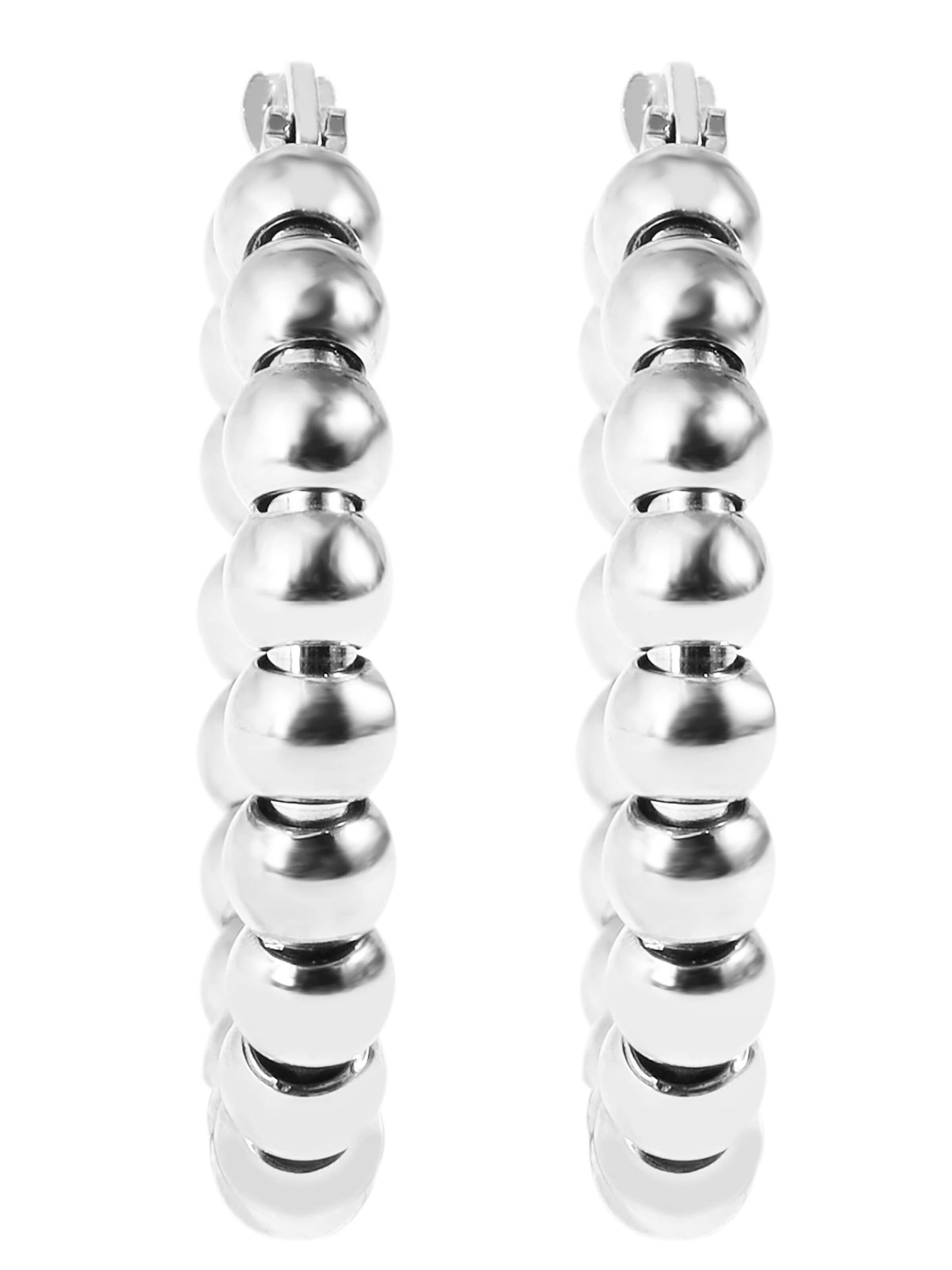 Akzent Earrings 'Korinna, hautverträglich' in Silver: front