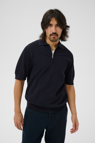 Matinique Pullover 'Polo' i blå: forside