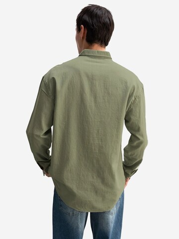 Giesto Comfort fit Button Up Shirt in Green