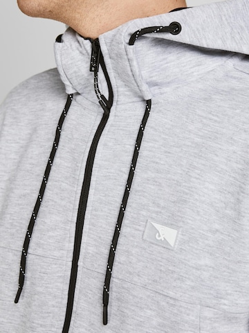 JACK & JONES Sweatjacke 'Air' in Grau