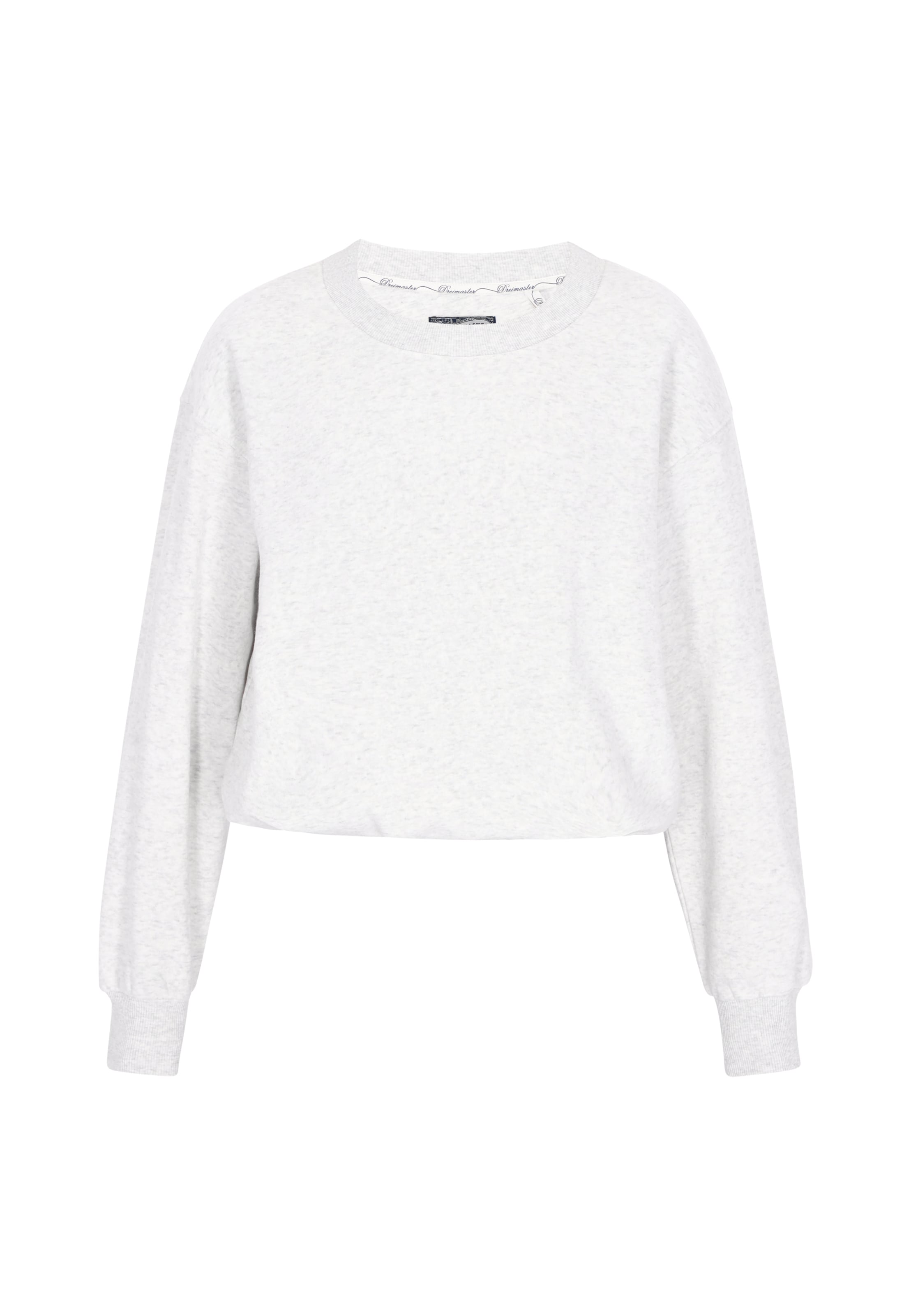 Sweat-shirt DreiMaster Vintage en blanc : devant