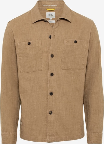 CAMEL ACTIVE Button Up Shirt in Brown: front