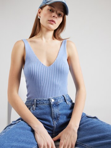 Soft Rebels - Top de punto 'Filo' en azul