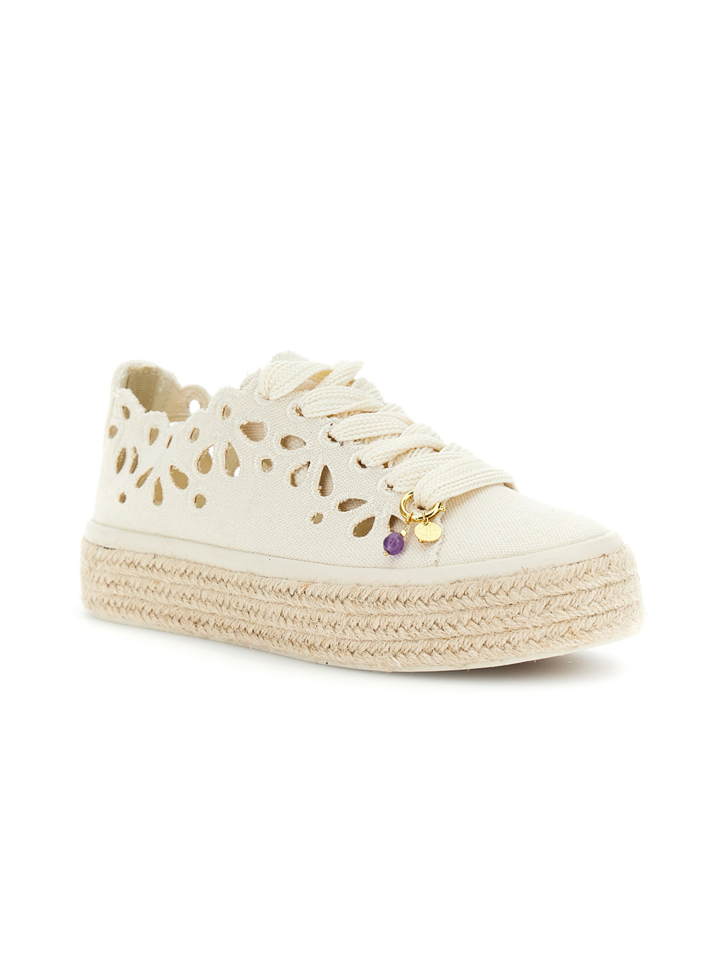 CAFè NOIR Sneakers laag in Beige