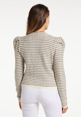 faina Knit Cardigan in White