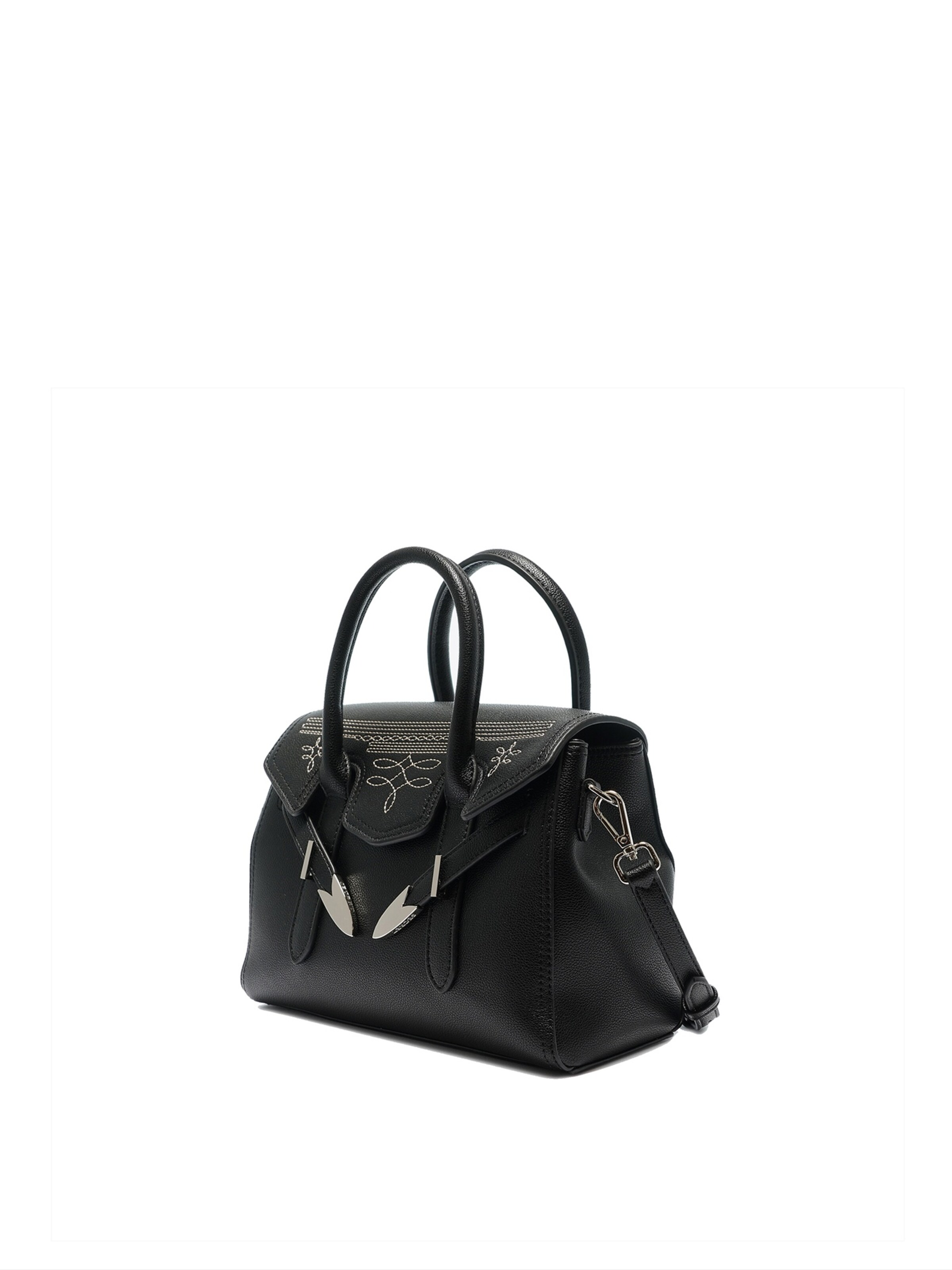 Sacs à main 'Illumina' Secret Pon Pon en noir : devant