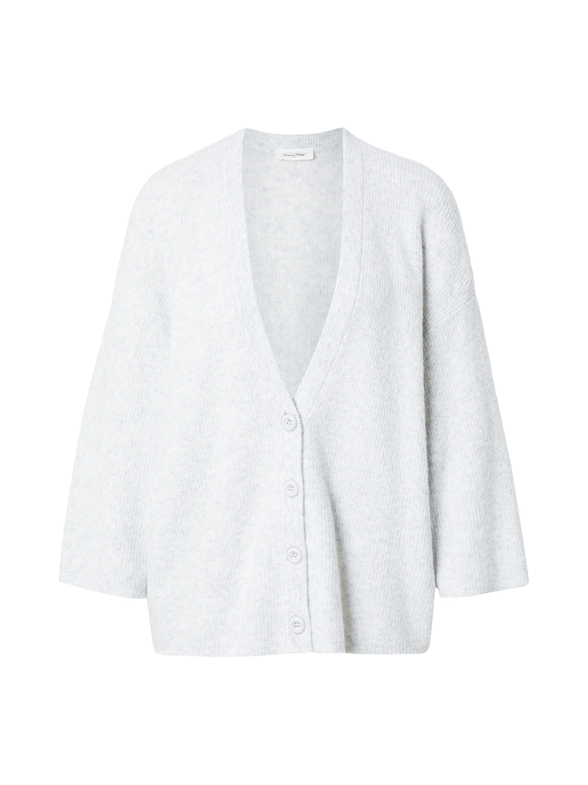 AMERICAN VINTAGE Knit cardigan 'Damsville' in Light grey, Item view
