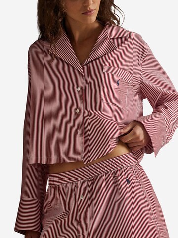 Polo Ralph Lauren - Pijama ' Shirting Stripes ' en rojo