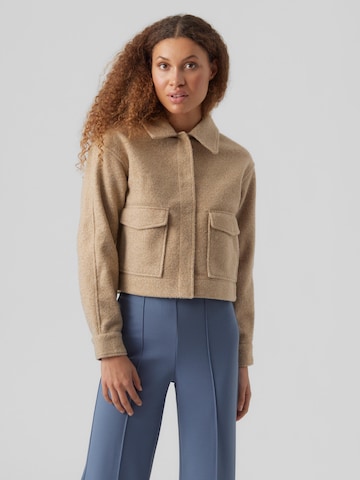 VERO MODA Between-Season Jacket 'Megan' in Brown: front