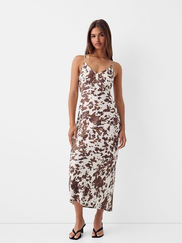 Bershka Dress in Brown