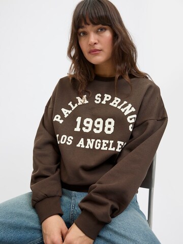 JJXX Sweatshirt 'JXMERLE' i brun