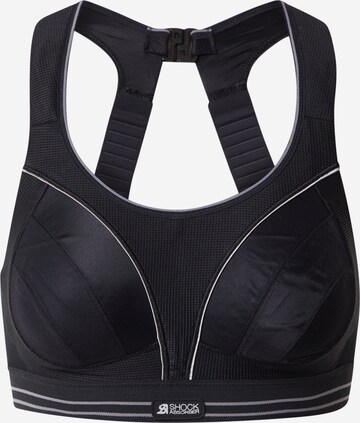 Bustier Soutien-gorge de sport 'Ultimate Run' SHOCK ABSORBER en noir : devant