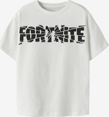 NAME IT Póló 'NKMJAMBA FORTNITE' - fehér: elől