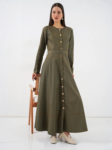 Bigdart Dress in Green: front