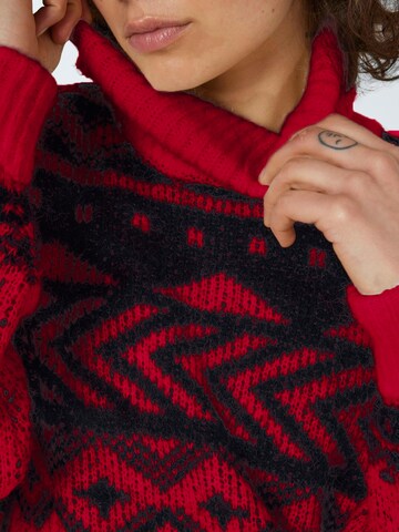 Noisy may Sweater 'NMSHARE' in Red
