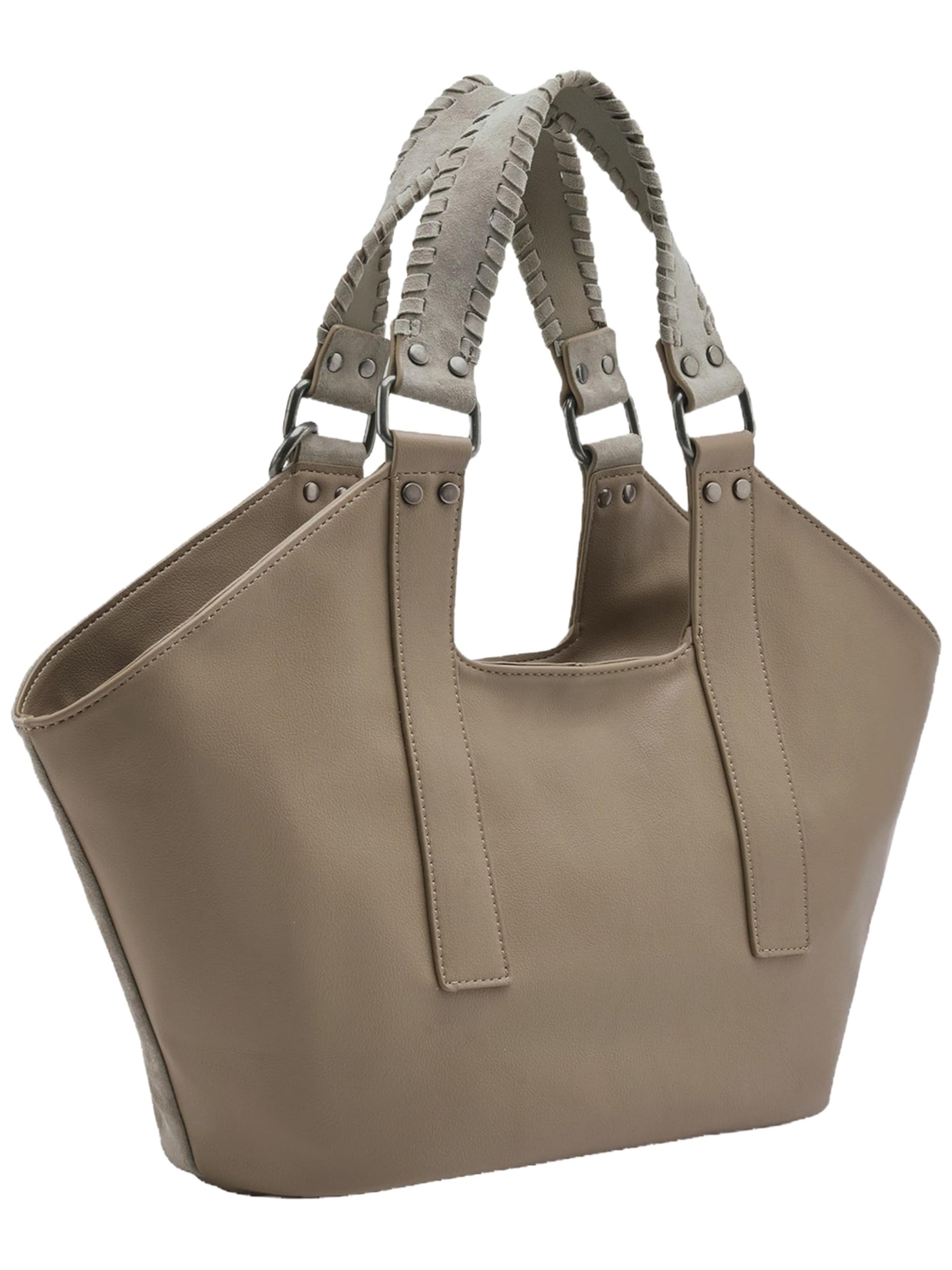 FREDsBRUDER Shopper ' Whipstitch Soul ' in Grau: Vorderseite
