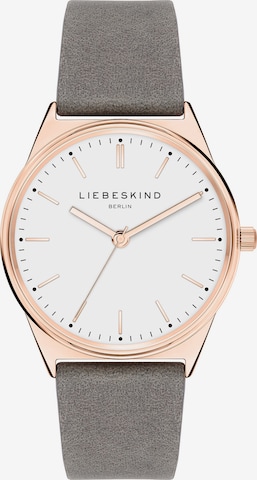 Liebeskind Berlin Analogové hodinky – šedá: přední strana