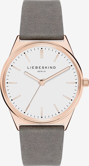 Liebeskind Berlin Аналогов часовник в злато / сиво / бяло, Преглед на продукта