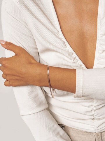 Hey Happiness Armband 'Serpent Flat' in Goud