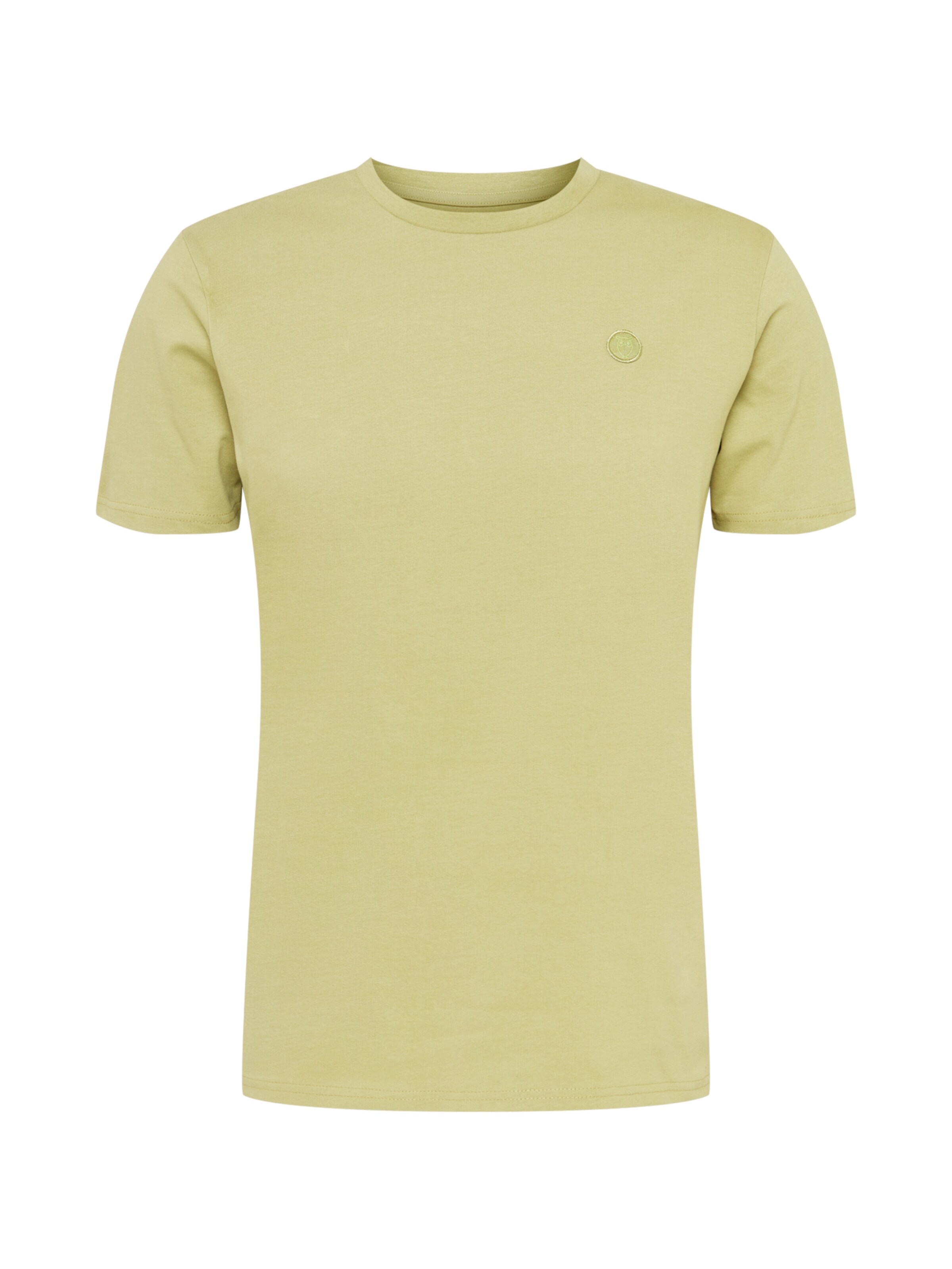 Männer Shirts KnowledgeCotton Apparel T-Shirt  'ALDER' in Schilf - ZS19120