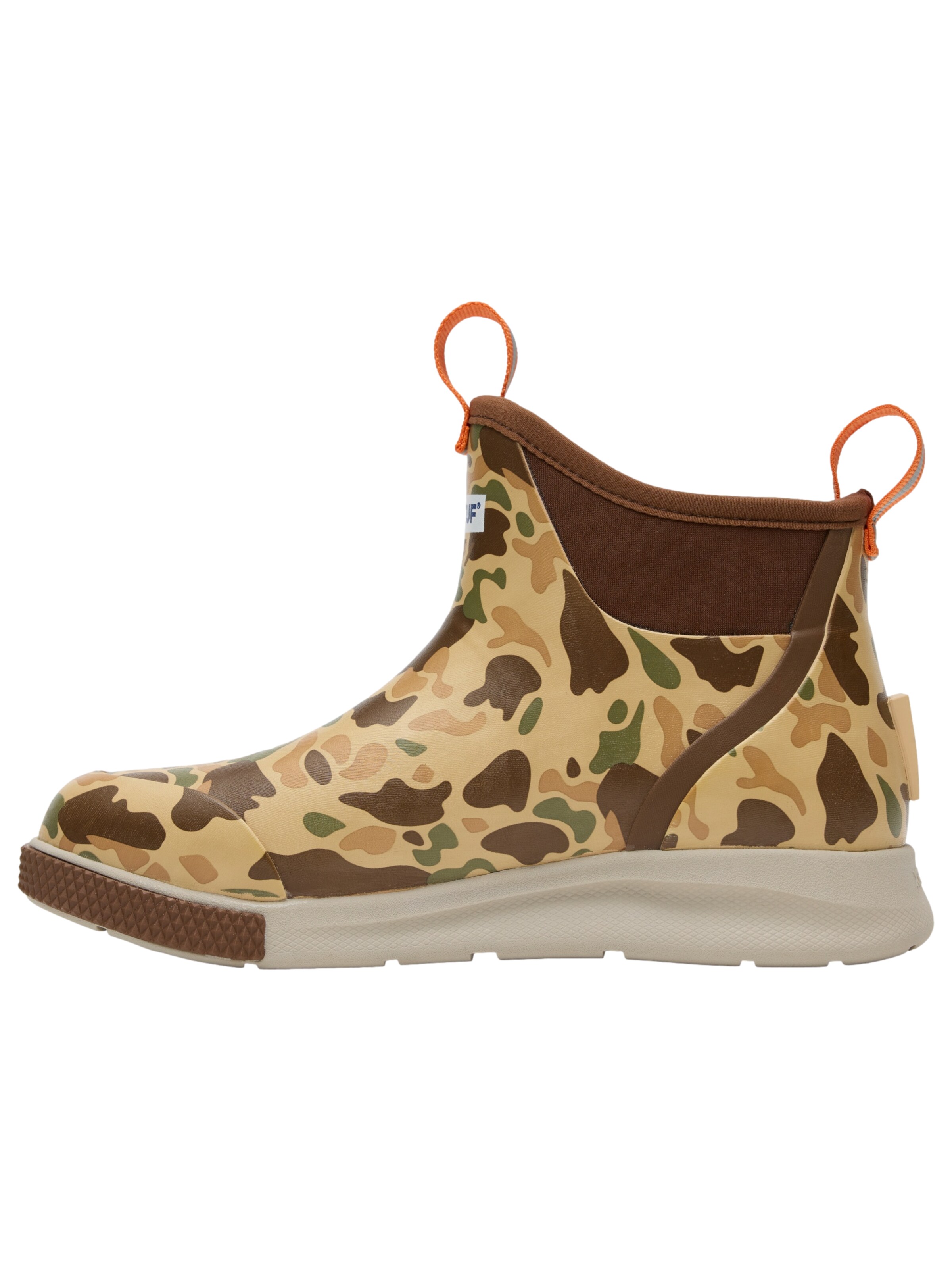 XtraTuf Rubber Boots 'Ankle Deck Boot Sport' in Beige: front